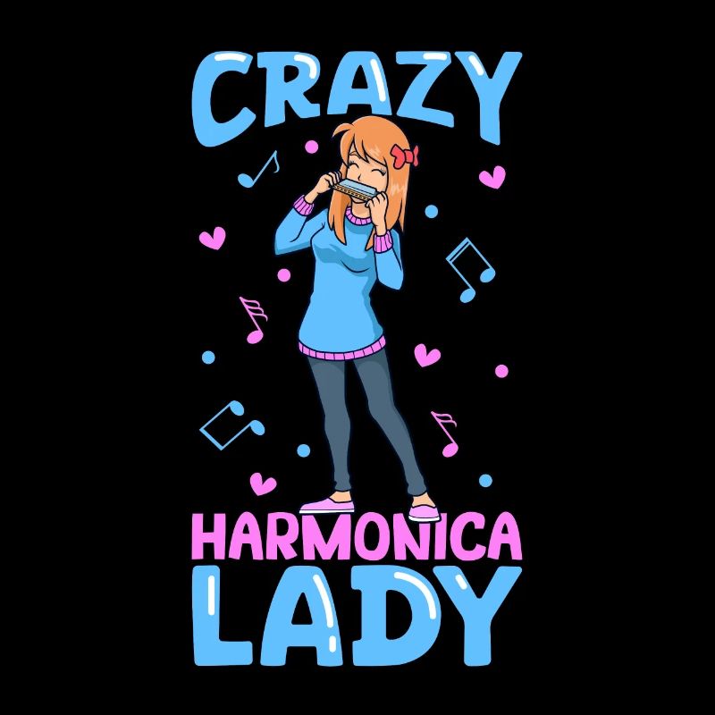 Crazy Harmonica Lady