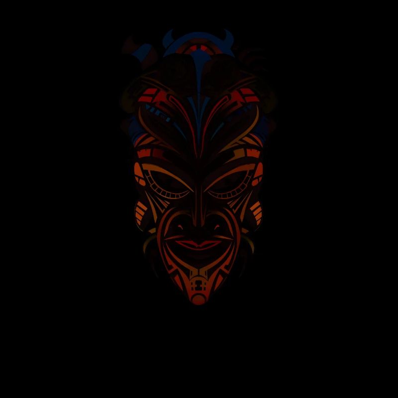 Masque tribal