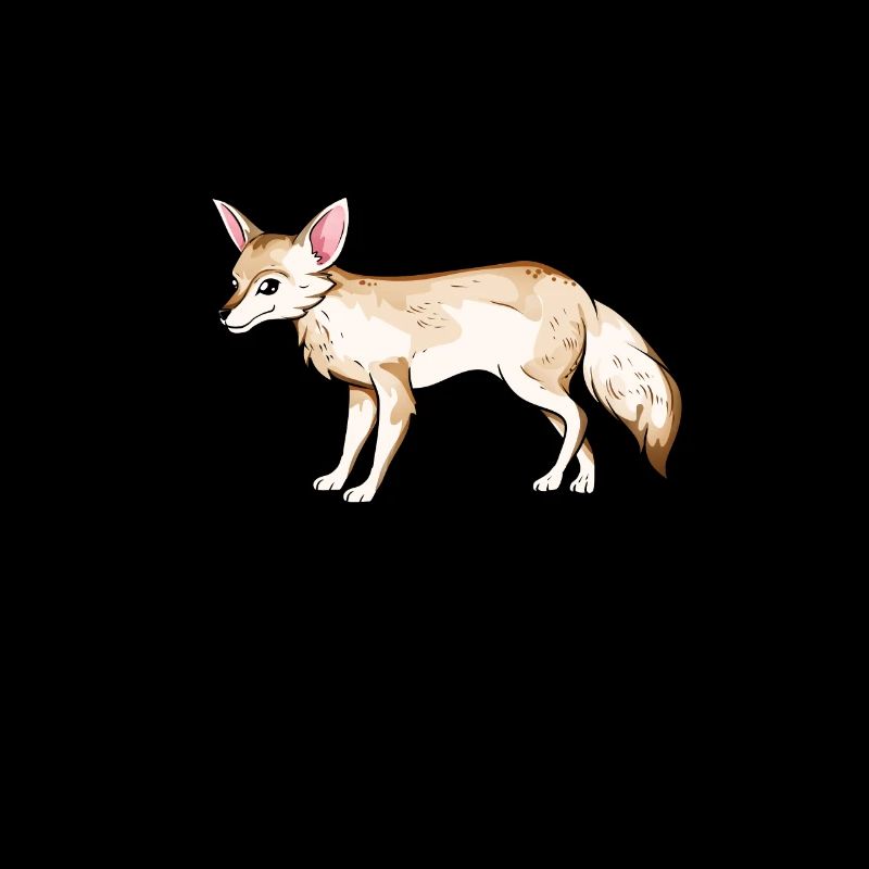 Zeichnung eines Blassfuchs