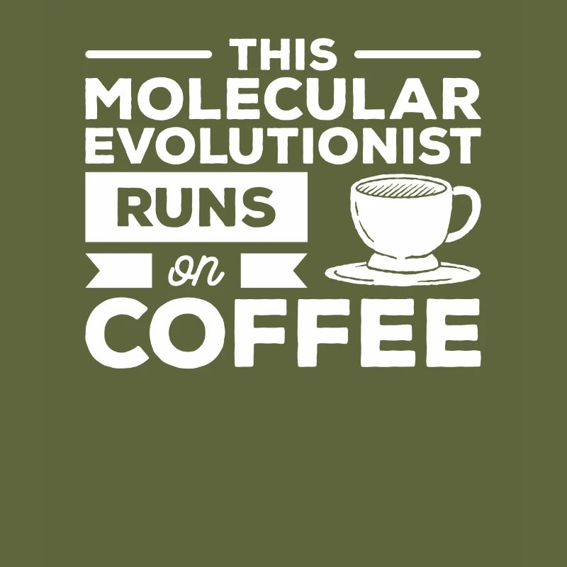 Dieser molekulare Evolutionist ernährt sich von Kaffee