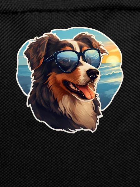 Dog with sunglasses