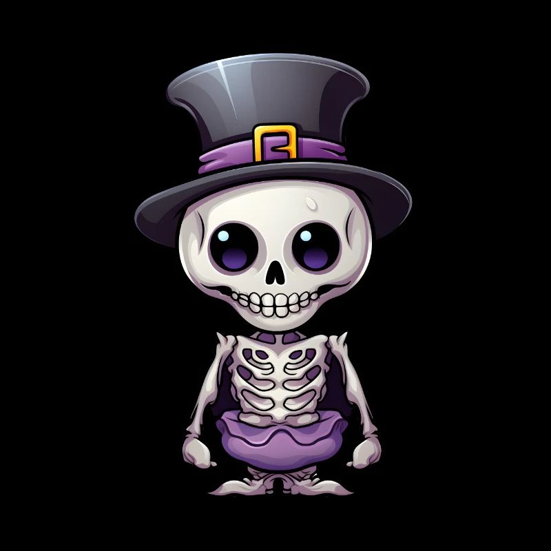 Kawaii Skeleton Halloween