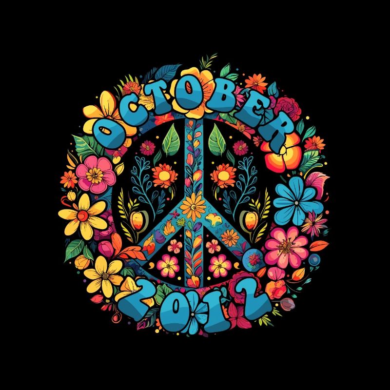 Flower Power Hippie Birthday - October 2012