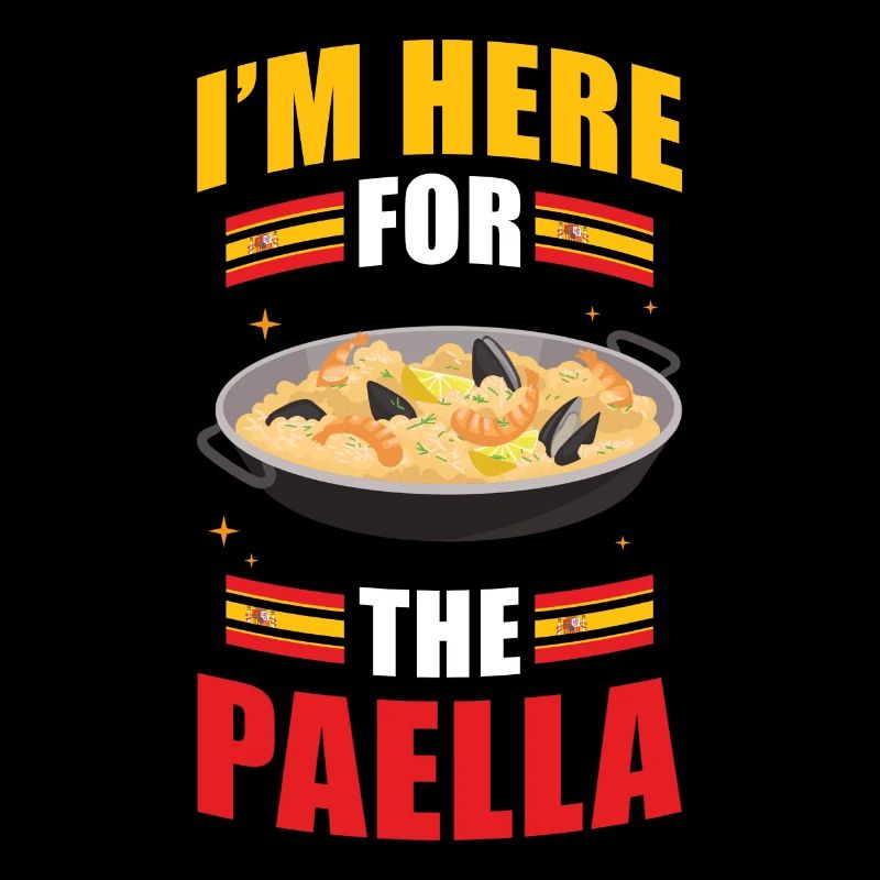Paella Spanish Cuisine Spain Souvenir