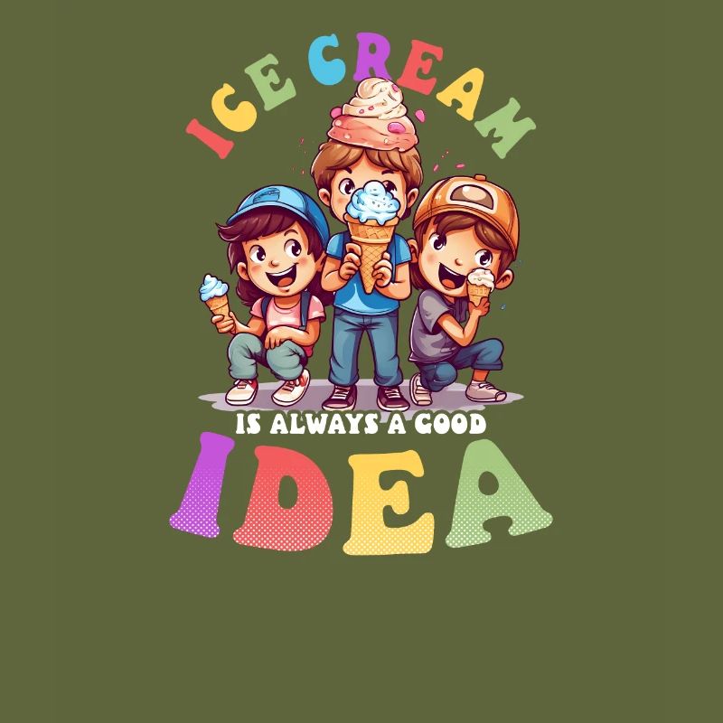 Eisverkäufer Eis Gute Idee