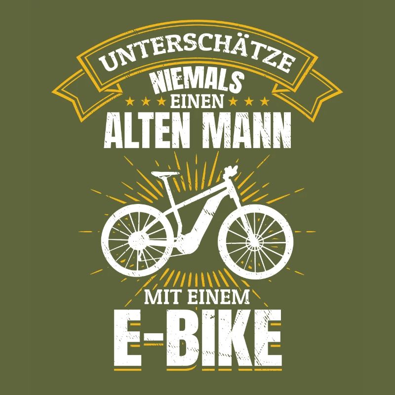 Unterschätze niemals einen Mann mit einem E-Bike