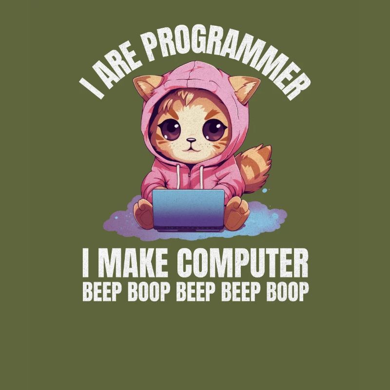 Ich bin Programmierer. Ich mache Computer Beep