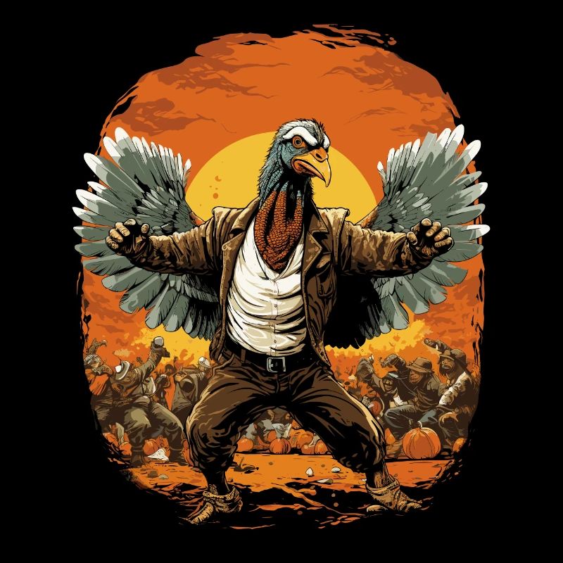 Feiert Thanksgiving mit einem Truthahn