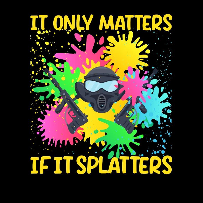 It only matters when it splashes Funny Paint