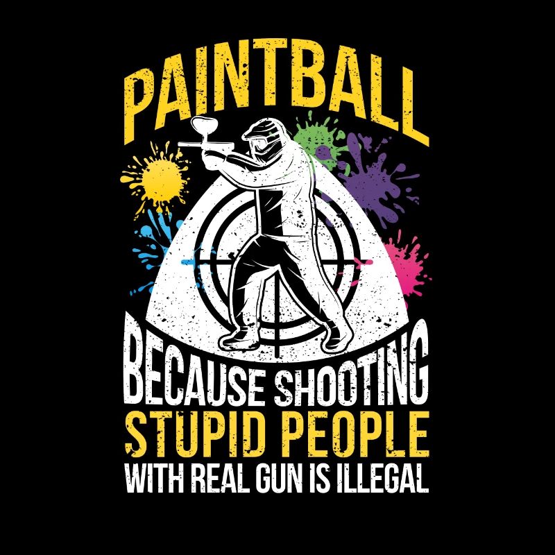 Paintball Player Paintballing Lover Team