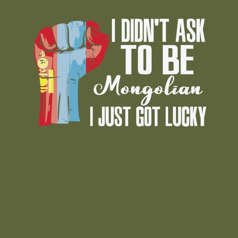 Mongolian Pride Mongolia Flag Grown Mongolian