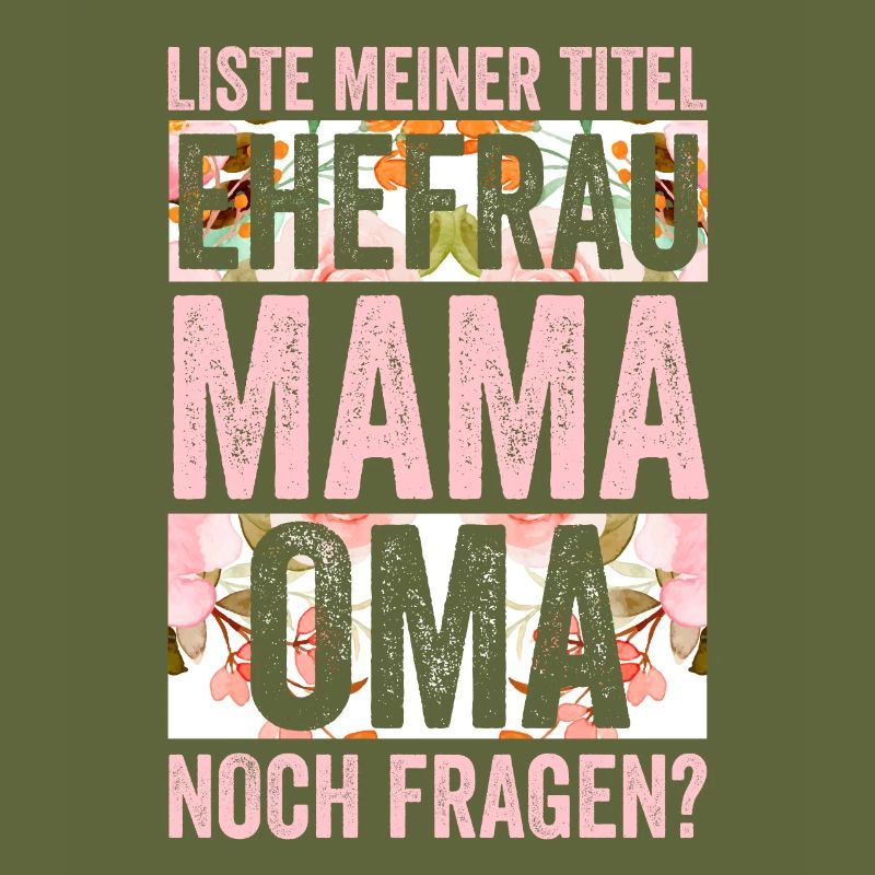 Ehefrau Mutter Großmutter Mama Oma