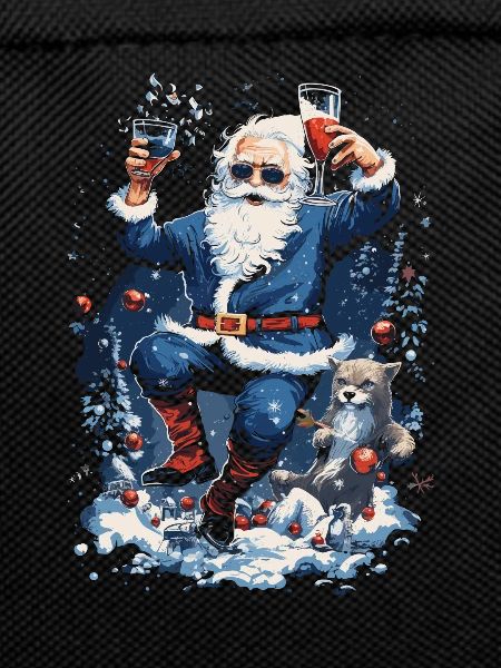 Christmas fun: Drunken Santa Claus