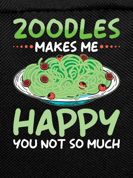 Zoodles Zucchini Pasta Spruch