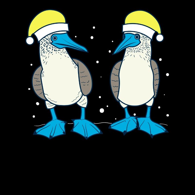 Blue-footed booby Christmas