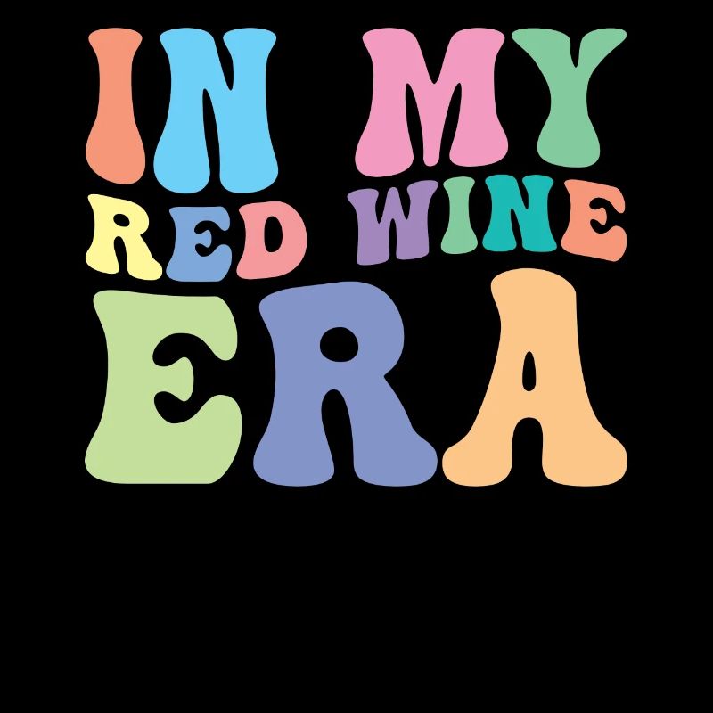 Red Wine Retro Groovy In Mine