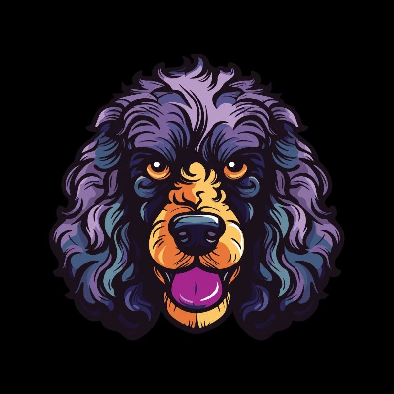 Poodle Dog Head