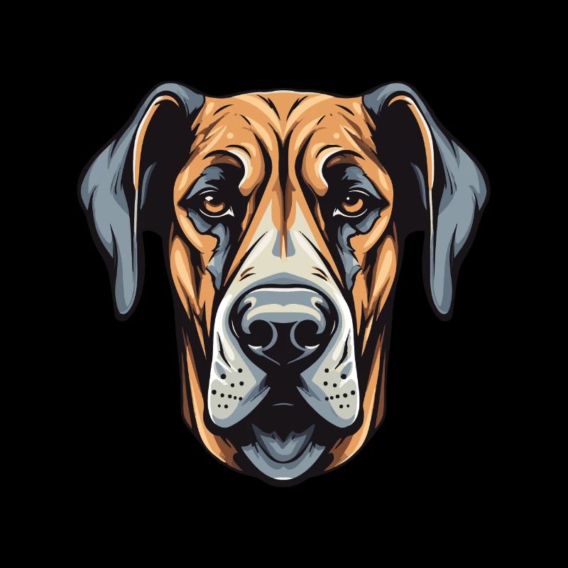 Great Dane Hund Kopf