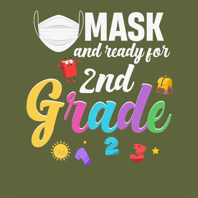 Mask and ready for 2nd class, ready for