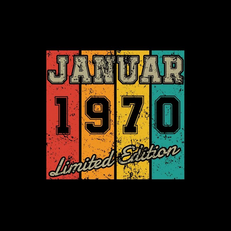 Date de naissance : Janvier 1970 - Edition Limitée Rétro
