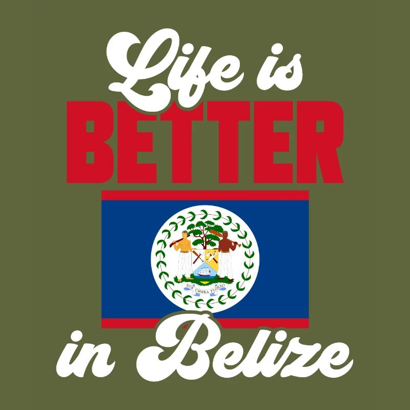 Belize Flagge Belizer