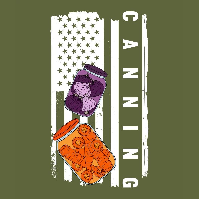 Drapeau des États-Unis Canning