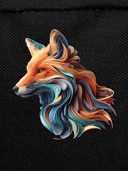 Farbenfroher abstrakter Fuchs