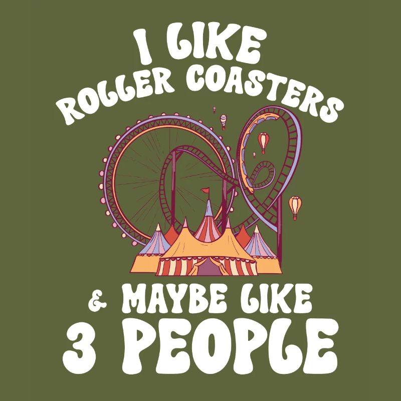 Achterbahn Rollercoaster Freizeitpark