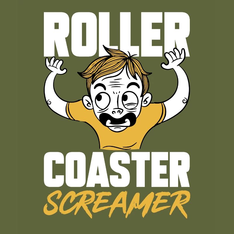 Achterbahn Rollercoaster Freizeitpark