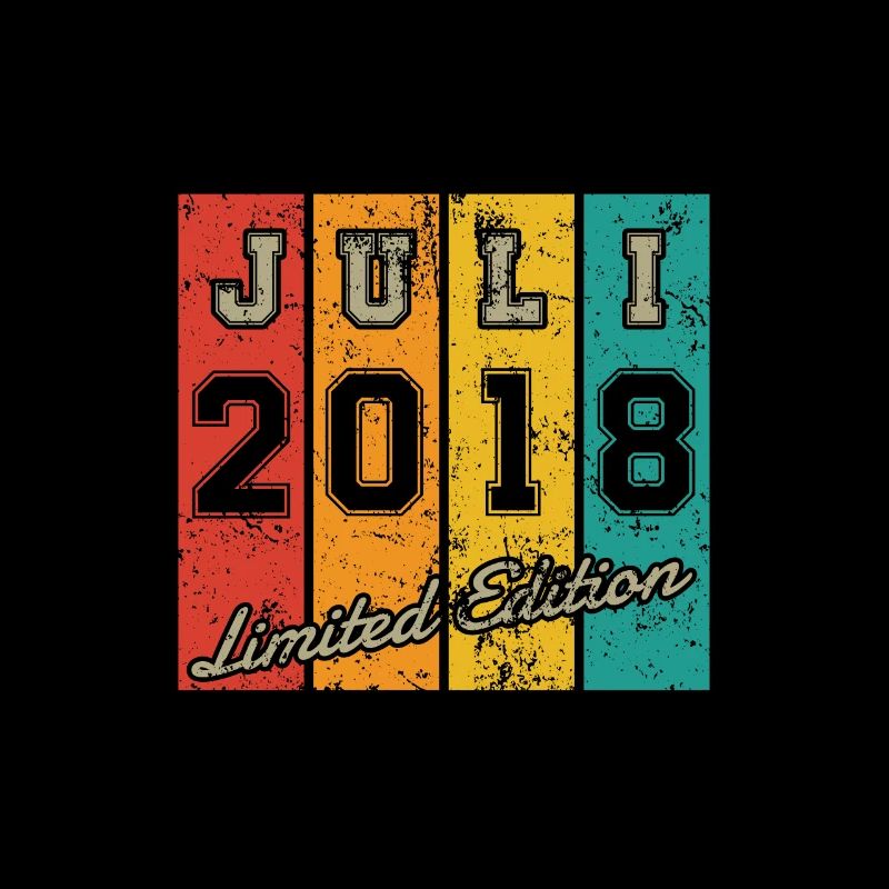 Geburtstag: Juli 2018 - Limited Edition Retro
