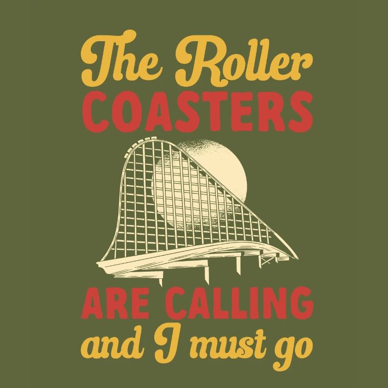 Achterbahn Rollercoaster Freizeitpark