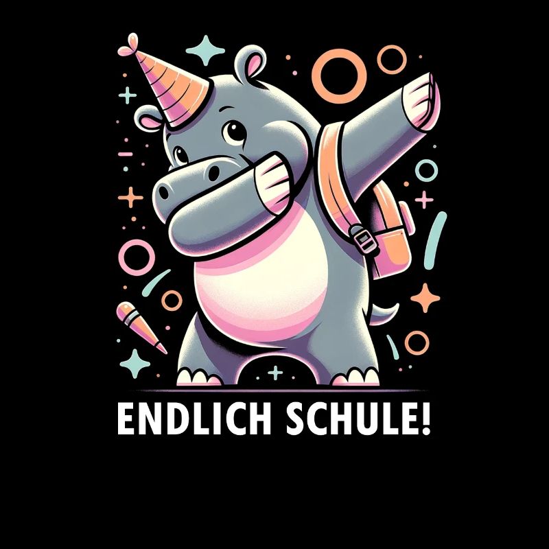 Einschulung Nilpferd