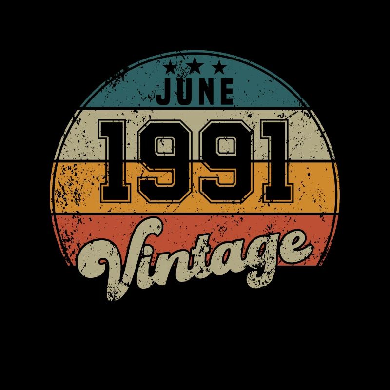 Vintage Geburtstag - Juni 1991 - Geschenkidee