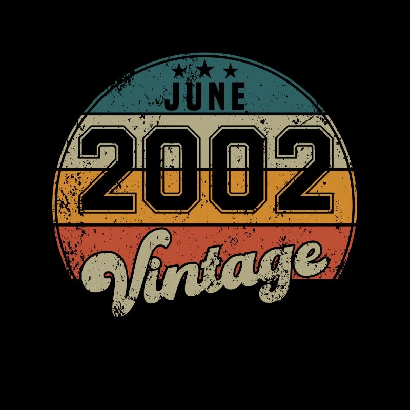 Vintage Geburtstag - Juni 2002 - Geschenkidee