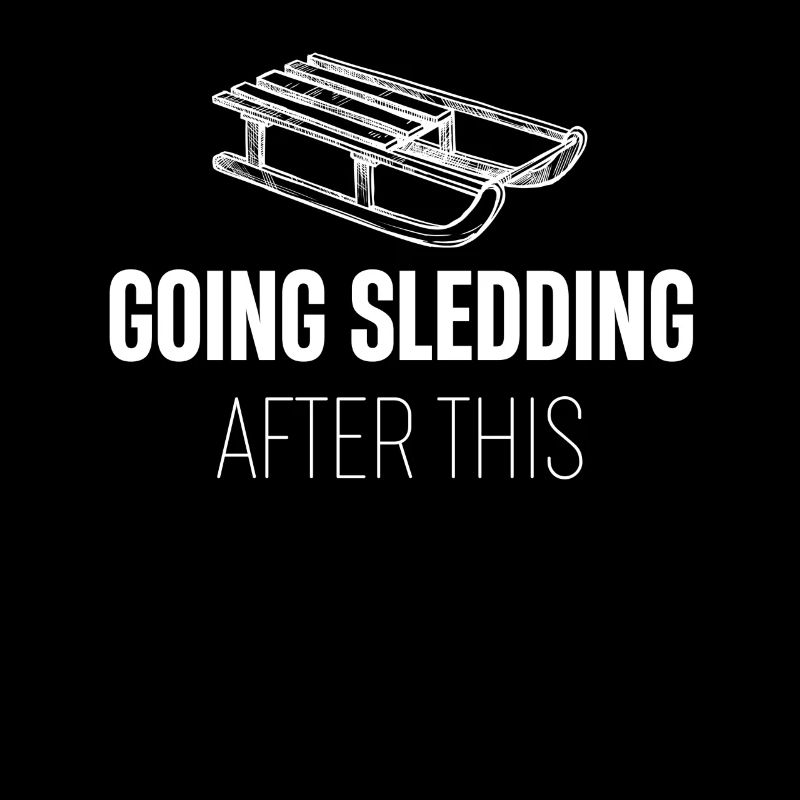 Tobogganing to this mountain snowmobiler mushing