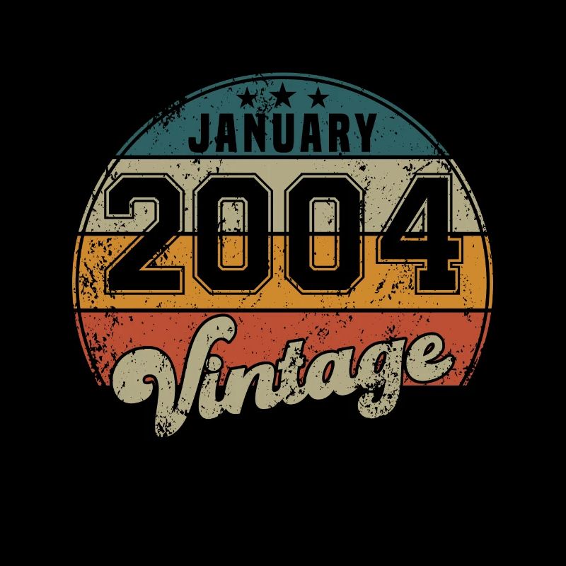 Vintage Geburtstag - Januar 2004 - Geschenkidee