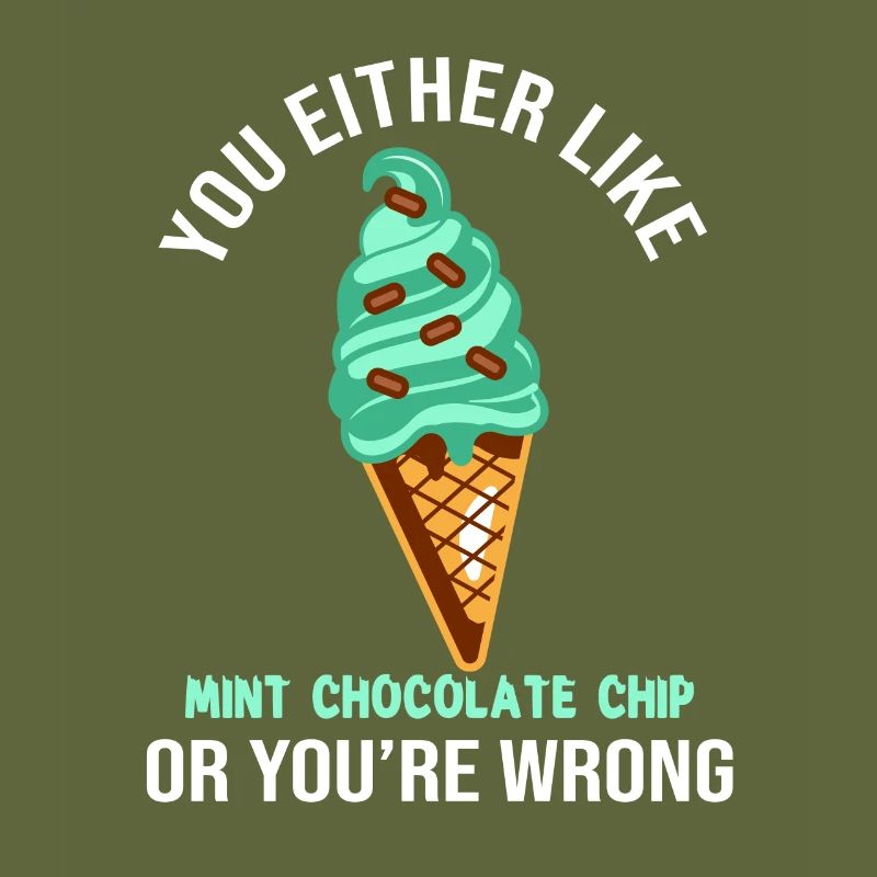 Entweder Du Magst Mint Chocolate Chip Oder Du