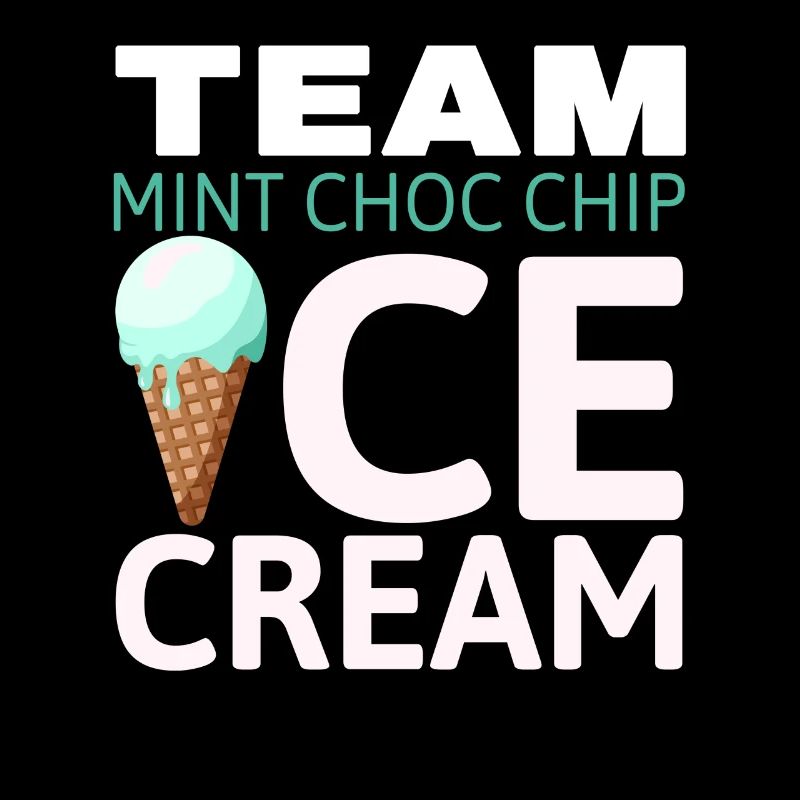 Team Mint Choc Crème glacée Cornet Crème glacée Crème glacée