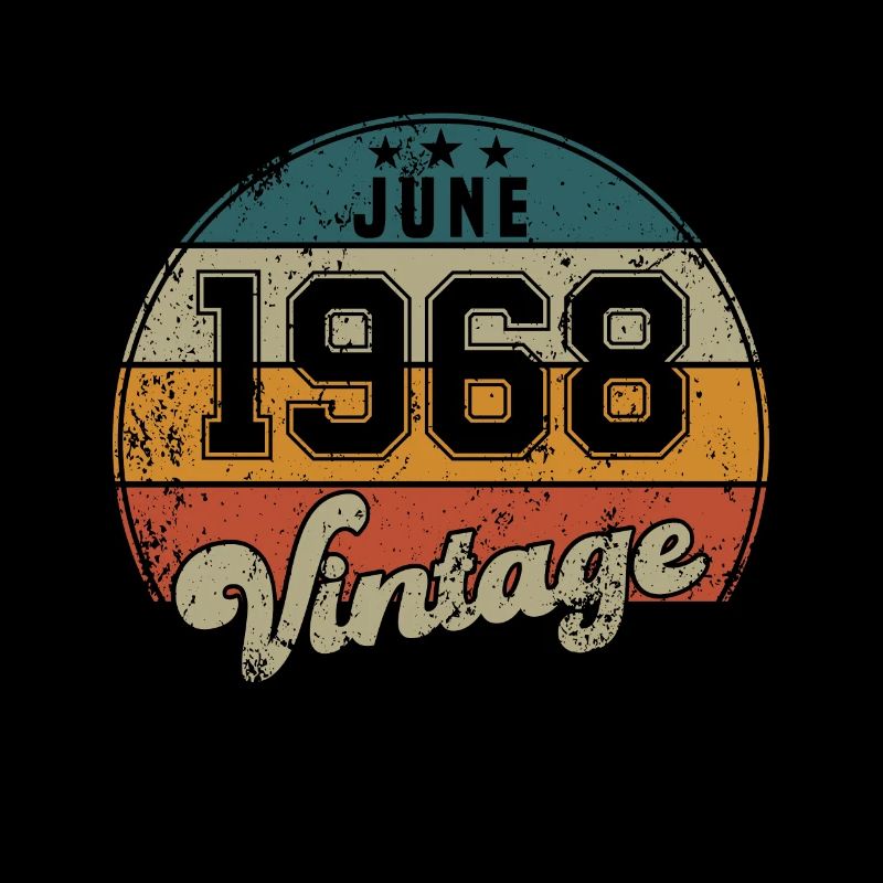 Vintage Geburtstag - Juni 1968 - Geschenkidee