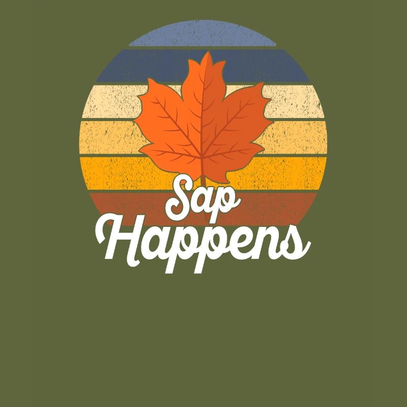 Maple Syrup Tree Tapping Funny Autumn Pancake