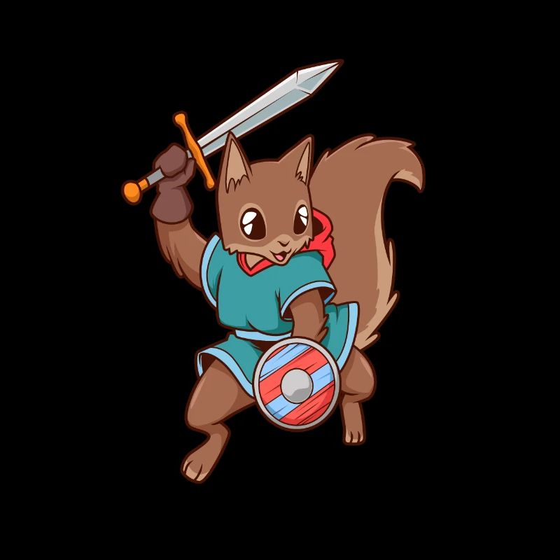 RPG Character - Fighter - Squirrel