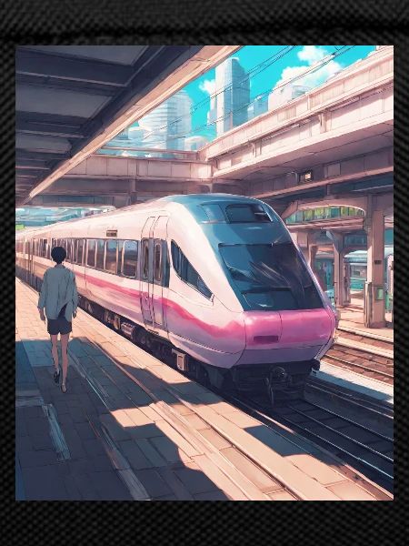 Japan Railway Station Train