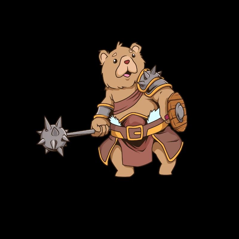 RPG Character - Cleric - Healer - Bear