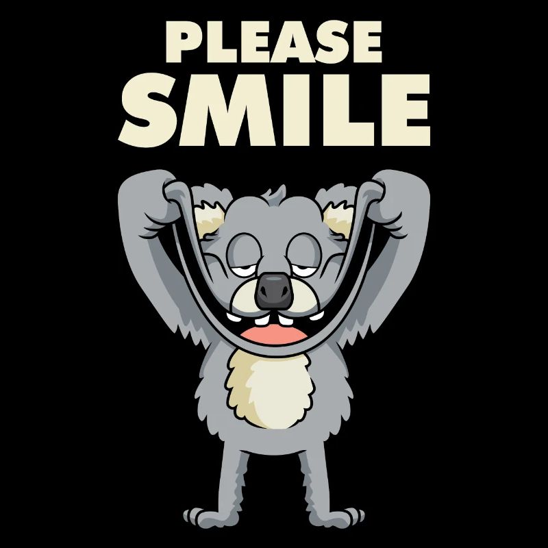 Koala Bear Funny Just Smile