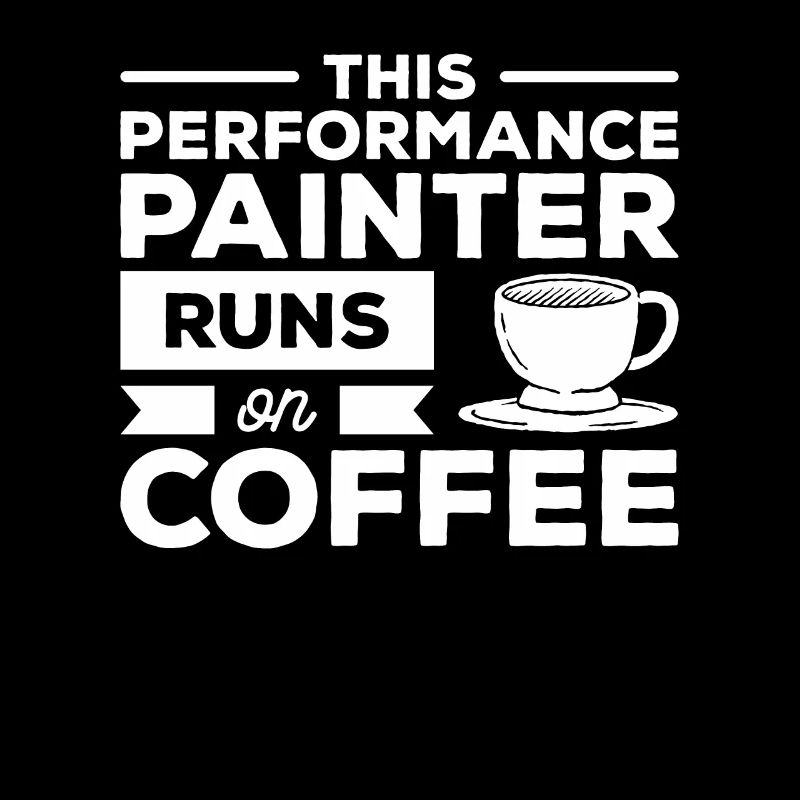 Ce peintre de performance fonctionne sur le café