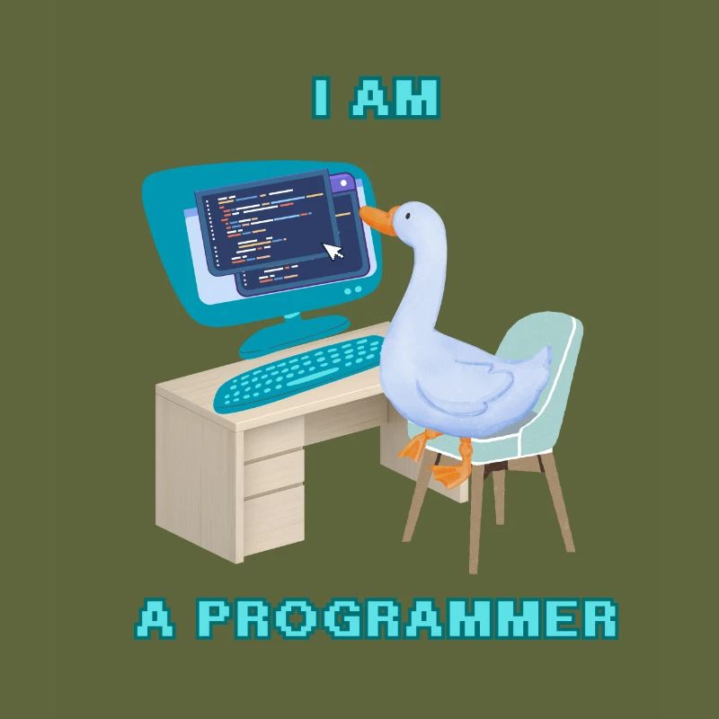 A Programmer Duck, a Fun Design for Programmers