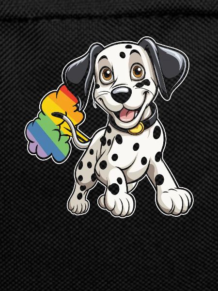 Dalmatian rainbow rainbow fart