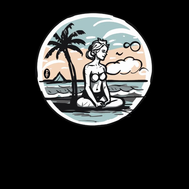 C’est le yoga de plage, bébé
