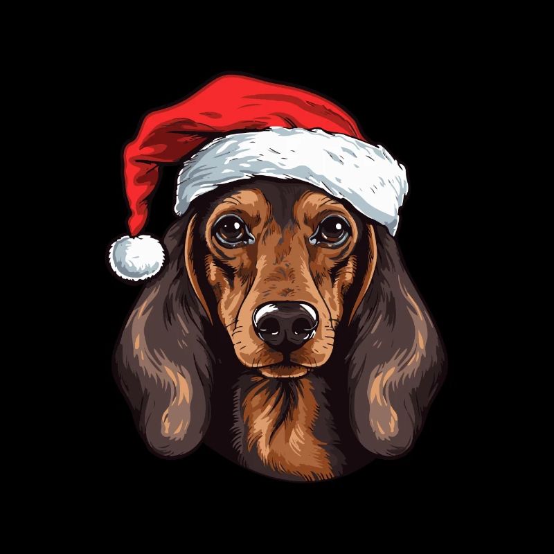 Teckel Chien Teckel de Noël