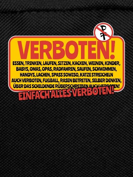 Spaß verboten